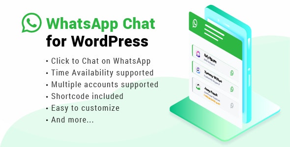WhatsApp Chat WordPress Features