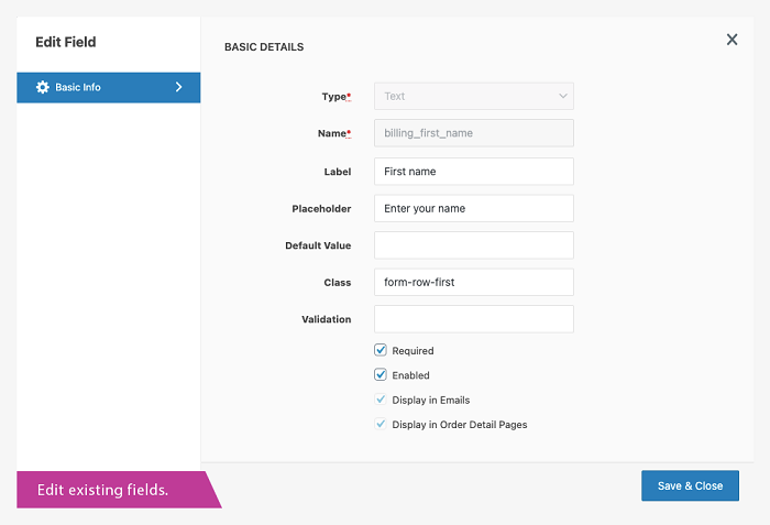 Checkout Field Editor for WooCommerce Pro 5