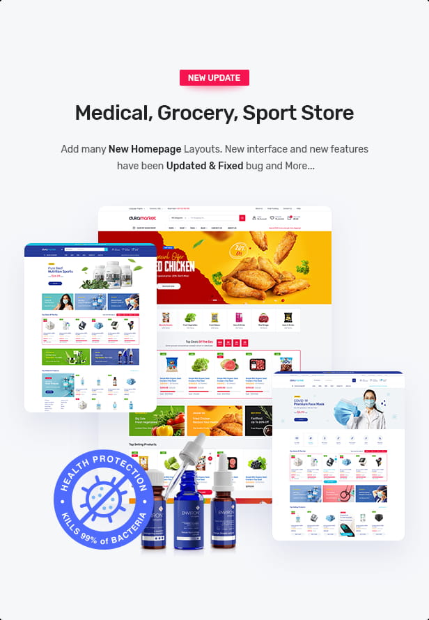 DukaMarket medical grocery sport store