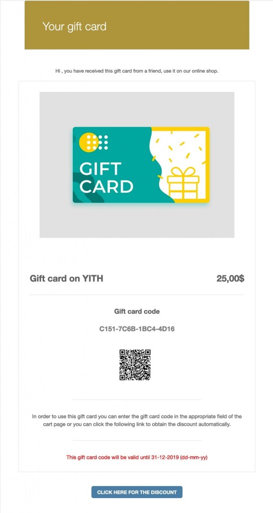 Users YITH WooCommerce Gift Cards Plugin