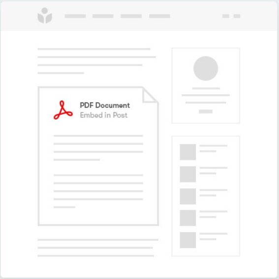 Embed any document in the article (PDF, Word…)