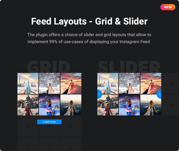 instagram feed layouts