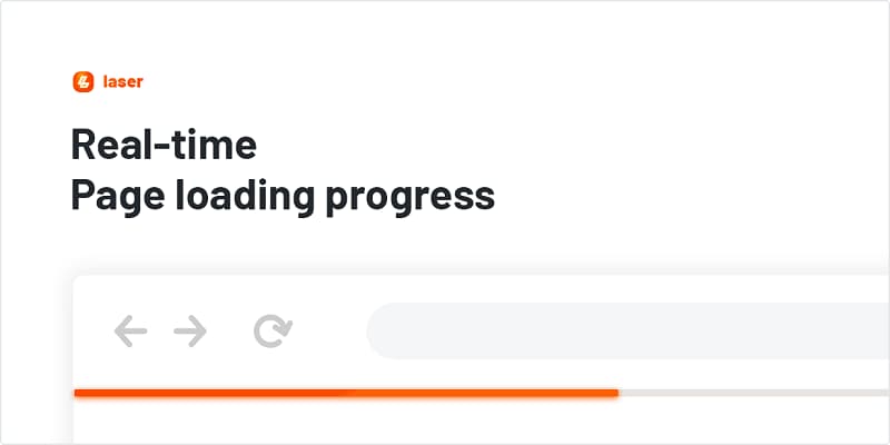 Laser-real-time-page-loading-progress