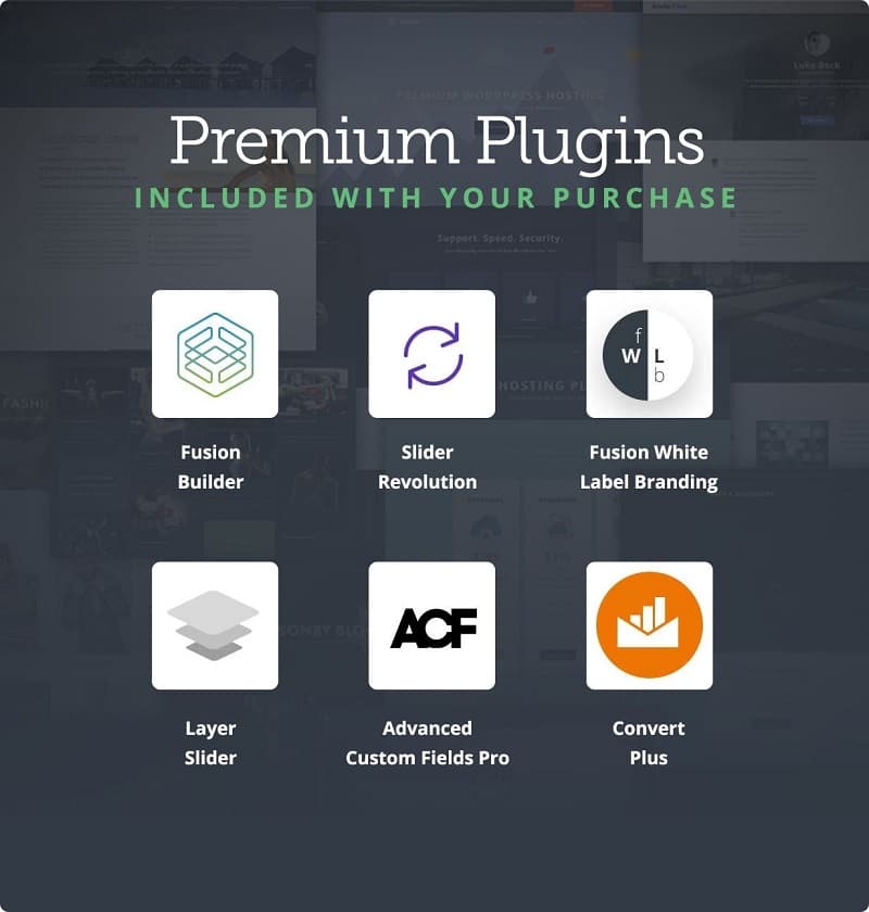 Premium Plugins Avada Theme