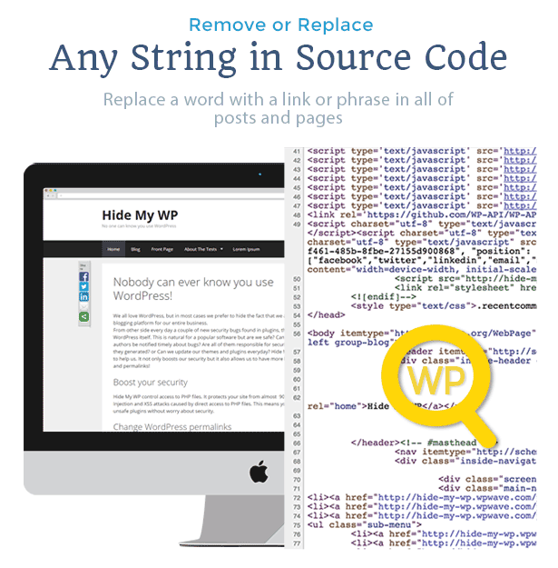 Source code Hide My WP