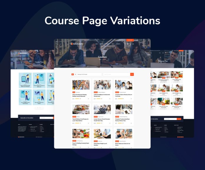 course-page-variations