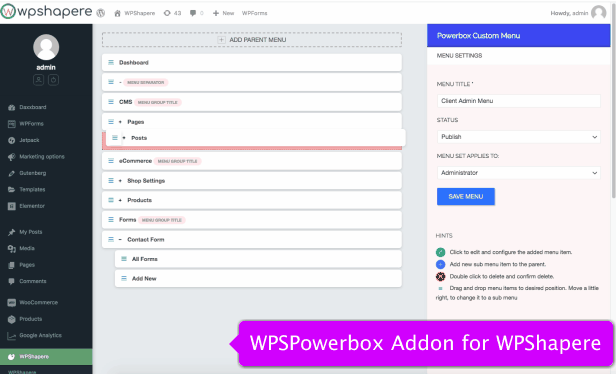 demo-Wordpress-Admin-Theme-WPShapere