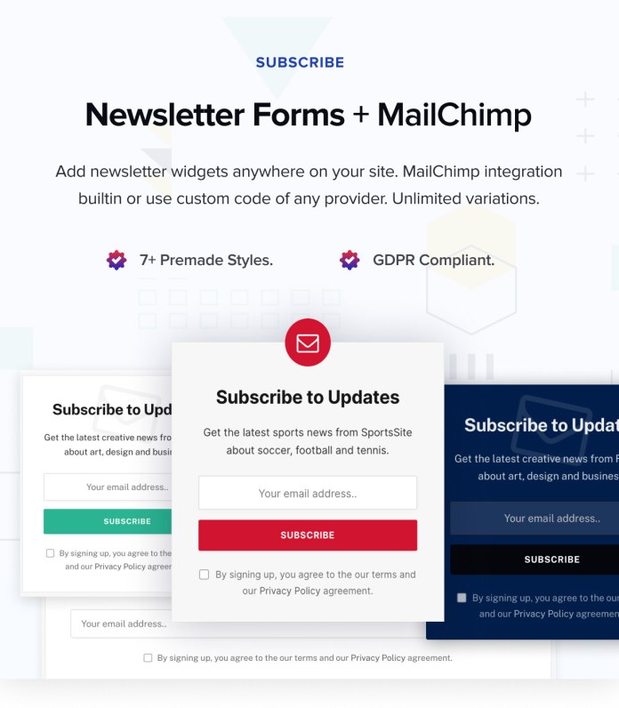 newsletter-forms-mailchimp