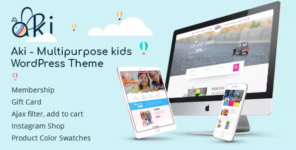 Aki v1.3.2 – Multipurpose Kids WordPress Theme