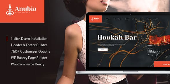 Anubia v1.0.3 | Smoking and Hookah Bar WordPress Theme