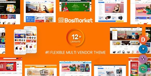 BosMarket v1.9.2 – Flexible Multivendor WooCommerce WordPress Theme (12 Indexes + 2 Mobile Layouts)