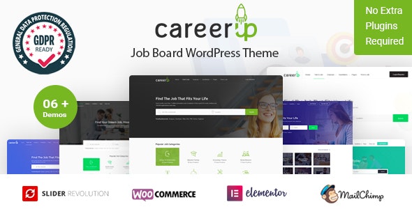 CareerUp v2.3.10 – Job Board WordPress Theme