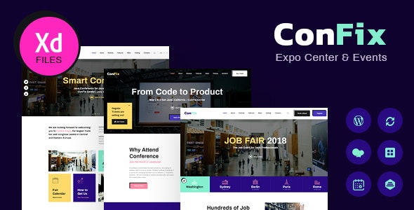 ConFix v1.0.0 – Expo & Events WordPress Theme