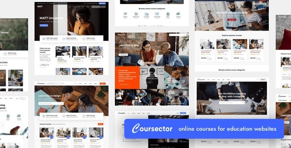 Coursector v1.3.1 | LMS Education WordPress Nulled