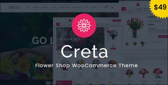 Creta v5.2 - Flower Shop WooCommerce WordPress Theme