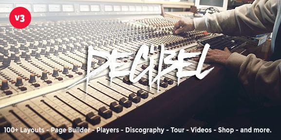 Decibel v3.1.4 – Professional Music WordPress Theme