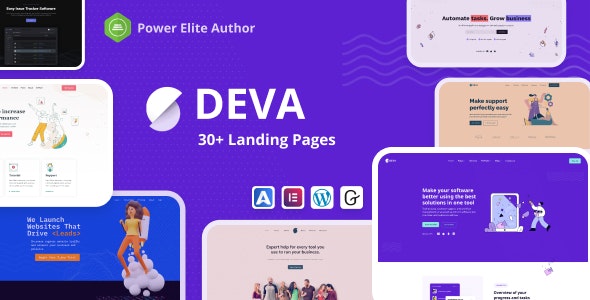 Deva v1.0.5 - 30+ Landing Pages