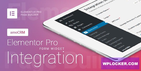 Elementor Pro Form Widget – amoCRM – Integration v1.1.0