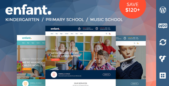 Enfant v3.1.4 – School and Kindergarten WordPress Theme