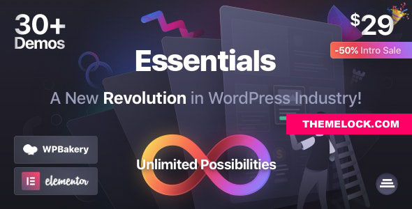 Essentials v1.2.9 - Multipurpose WordPress Theme