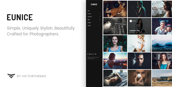 Eunice v1.8.1 - Photography Portfolio WordPress Theme