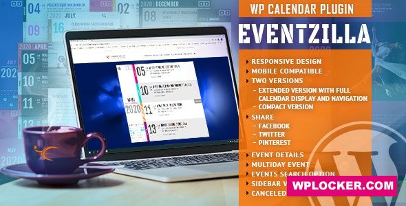 EventZilla v1.2.1 – Event Calendar WordPress Plugin