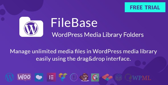 FileBase v1.3.9 – Ultimate Media Library Folders for WordPress
