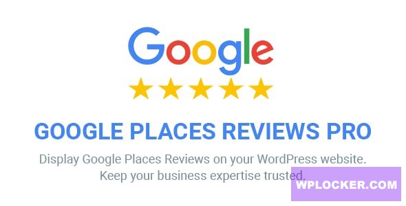 Google Places Reviews Pro v2.2.1 – WordPress Plugin
