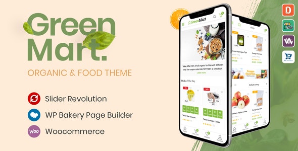 GreenMart v3.0.3 – Organic & Food WooCommerce WordPress Theme