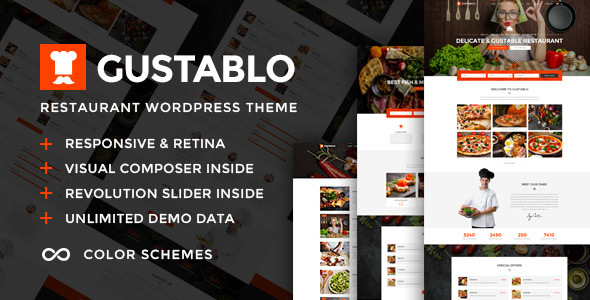 Gustablo v1.12 - Restaurant & Cafe Responsive Theme