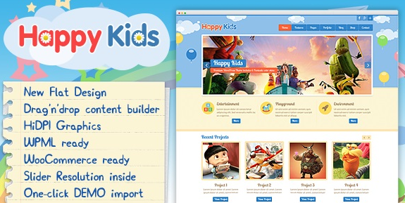 Happy Kids – Children WordPress Theme v3.5.2 Nulled