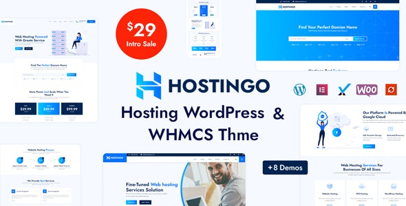 Hostingo v1.0 - Hosting WordPress & WHMCS Theme