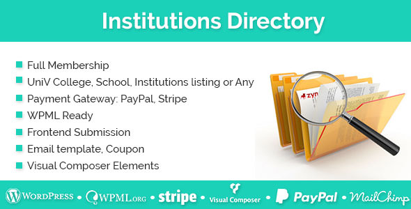 Institutions Directory v1.2.6