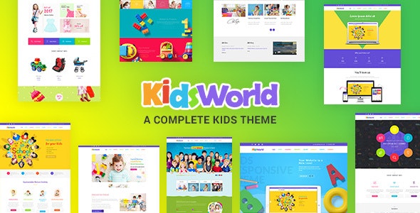 Kids Heaven v2.0 – Children WordPress Theme