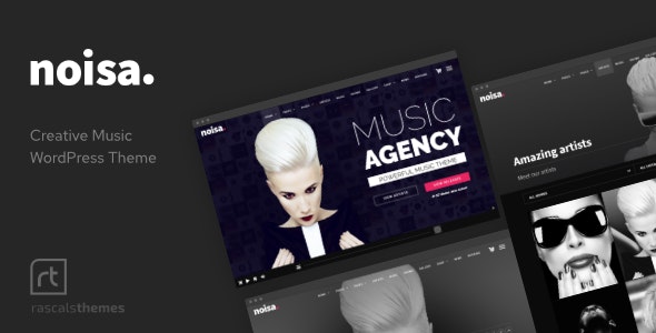 Noisa v2.5.6 - Music Producers, Bands & Events Theme for WordPress