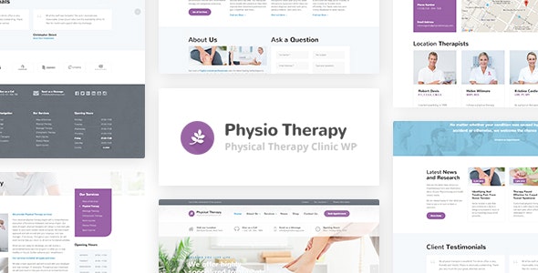 Physio v2.4.2 – Physical Therapy & Medical Clinic WP Theme
