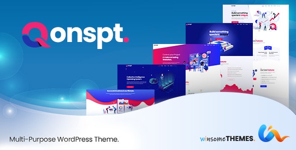 Qonspt v1.2.3 – Isometric MultiPurpose WordPress Theme