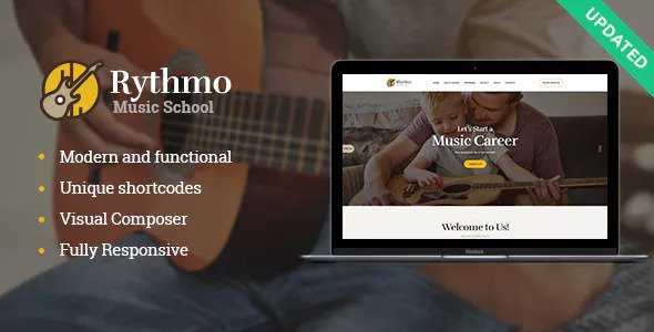Rythmo v1.1.0 – Music School WordPress Theme
