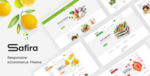 Safira v1.0.7 - Food & Organic WooCommerce WordPress Theme