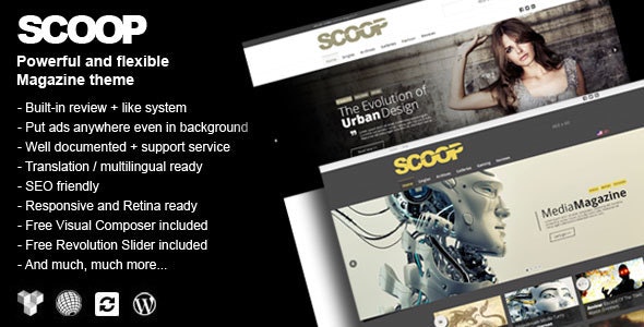 Scoop v5.2.0 – A Magazine Theme For WordPress