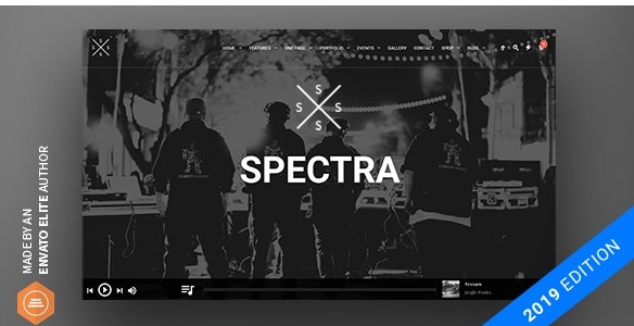 Spectra – Continuous Music Playback WordPress Theme v2.5.3