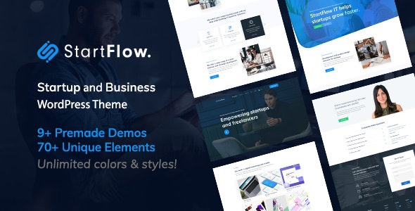 Start Flow v1.12 - Startup and Creative Multipurpose WordPress Theme