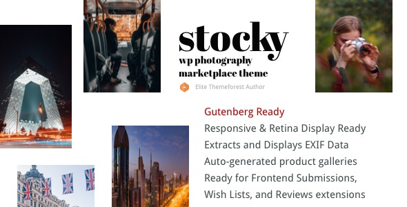 Stocky v2.0 – A Stock Photography Marketplace Theme