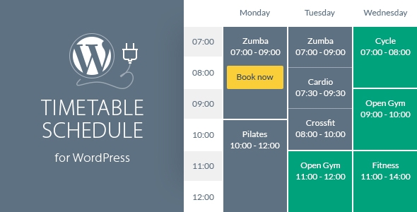 Timetable Responsive Schedule v6.2