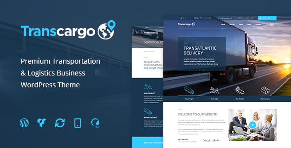 Transcargo v2.4 – Logistics & Transportation WP Theme