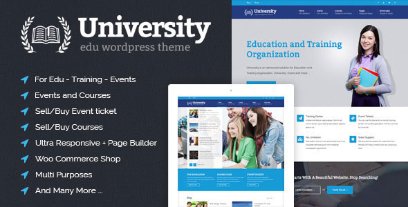 University v2.1.3.8 – Education, Event and Course Theme