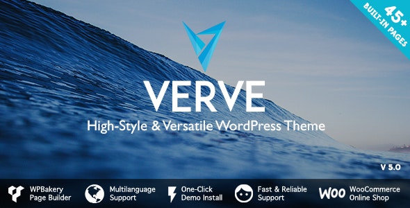 Verve v5.1 - High-Style WordPress Theme