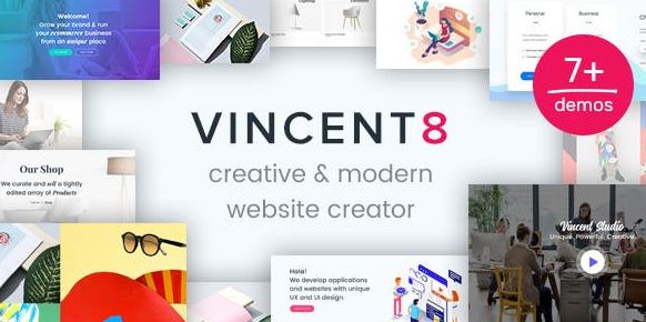 Vincent Eight v1.10 | Responsive Multipurpose WordPress Theme