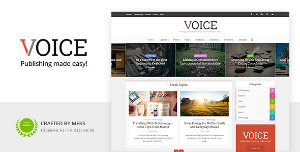Voice v2.9.8 - Clean News/Magazine WordPress Theme