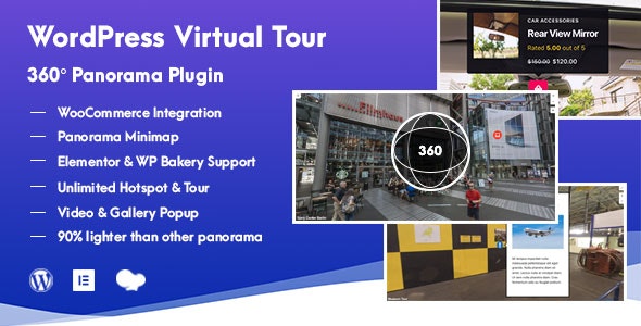 WordPress Virtual Tour 360 Panorama Plugin v1.0.6